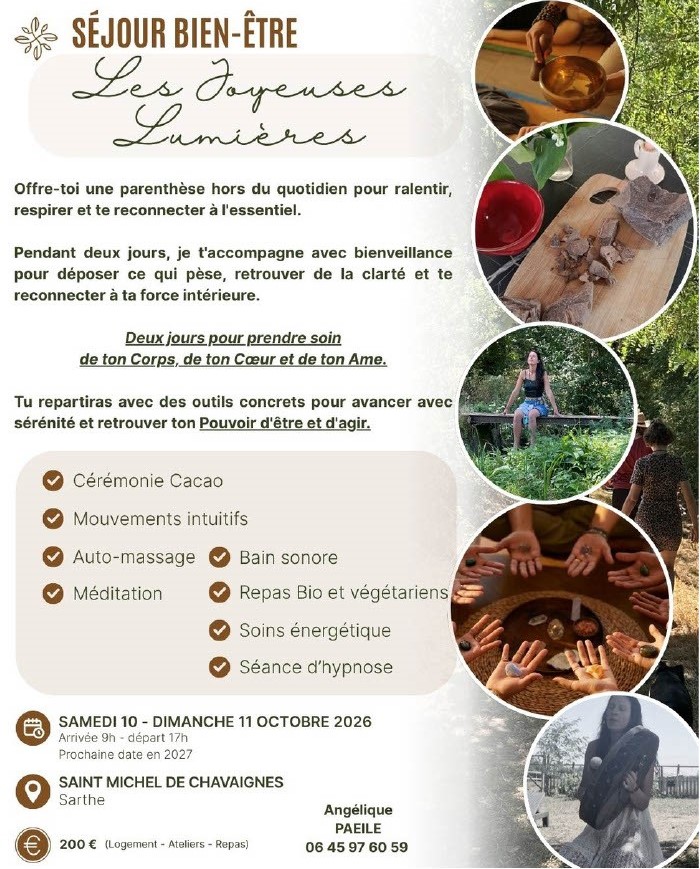 Angelique Paeile Hypnotherapeute Le Mans Sejour Bien Etre 2026